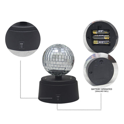 LED Party Magic Ball Light, RGB Rotating Disco Light for Club DJ Stage