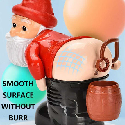 Electric Santa Claus Bubble Machine with Music Light Entertainment