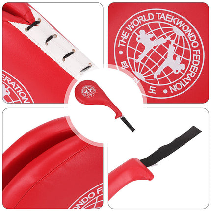 Double Kick Pad for Taekwondo & Kickboxing Punch Training