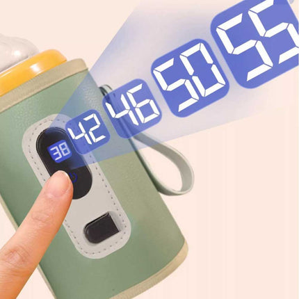 Portable USB Baby Milk Bottle Warmer for Car Heating Travel Bag
