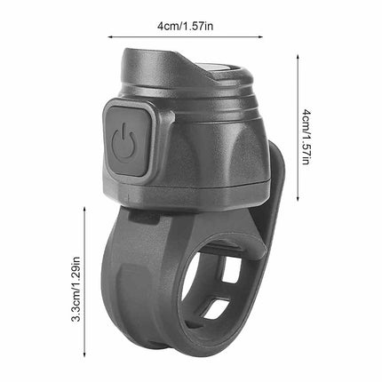 Electric Horn & Bell for Road Bike, USB Charging Warning Ring