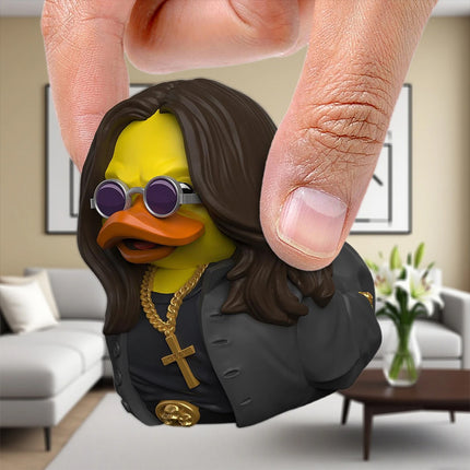 Mini Resin Duck Statue Collectible Figurine 7.5x5x6.3cm