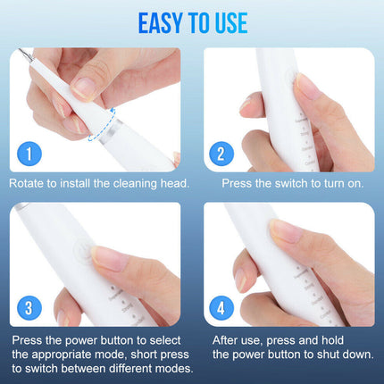 6in1 Ultrasonic Electric Toothbrush Teeth Stains Plaque Remover Cleaner