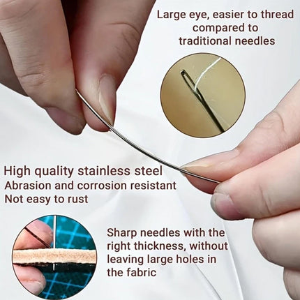 Hand Sewing Tool Set 37Pcs Needle Thread Repair Kit Sewing Accessories