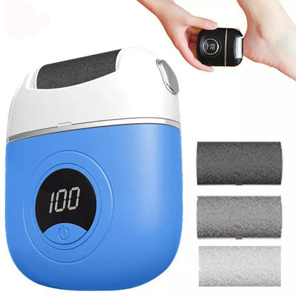 Electric Foot Callus Remover Grinder File Professional Dead Skin Tool + Tips