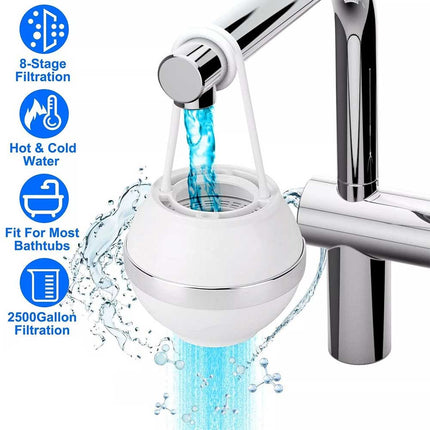 Bath Water Filter Ball 2500 Gallons Softer Healthier Skin Filtration