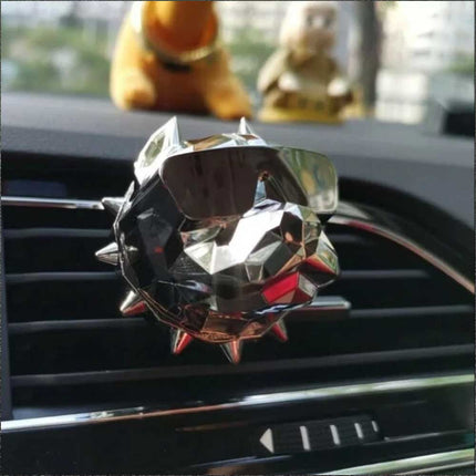 Car Air Freshener Bulldog Ornament Vehicle Interior Scent Diffuser