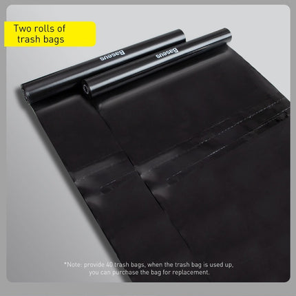 Baseus Car Trash Can Litter Bag Garbage Waste Bin Lid Organizer