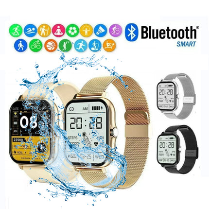 Bluetooth Smart Watch Heart Rate Waterproof for Men Women iPhone Android