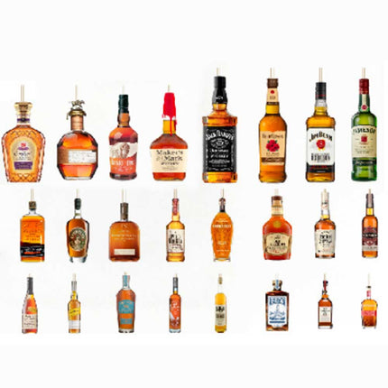 2025 Advent Calendar 24 Days Wine Beer Bottle Christmas Ornaments