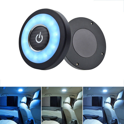 USB Rechargeable Magnetic LED Dome Light for Car Interior Reading