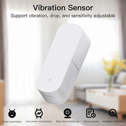 Zigbee Door/Window Vibration Detection Sensor Smart Home Alarm Device