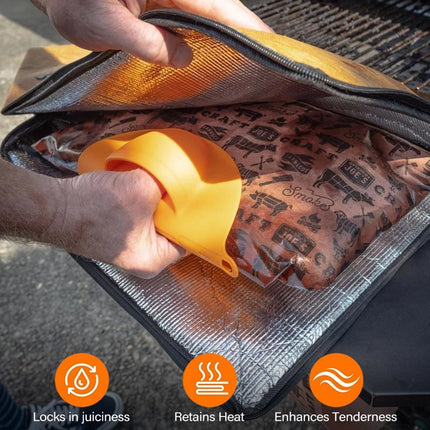 BBQ Blanket for Resting Meat Insulated Waterproof Reusable Thermal