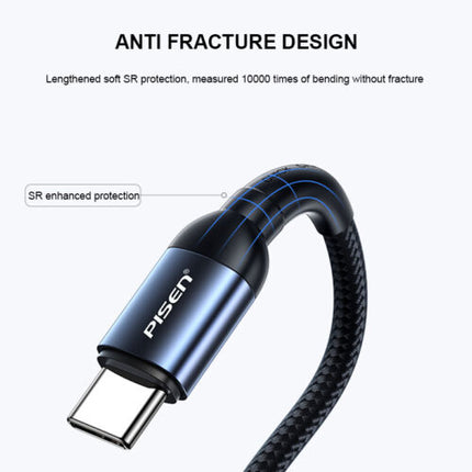 PISEN 100W Type-C to Type-C PRO Charger Cable, PD3.1 Gen2, 1M