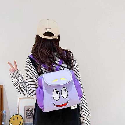 Dora the Explorer Backpack Purple Rescue Bag with Map Gift