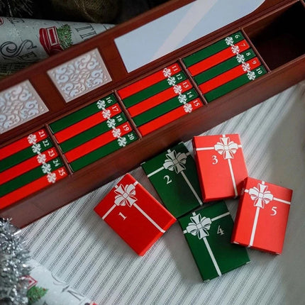 Mini Book Ornament Advent Calendar 2025 Christmas with Book Gift