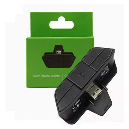 Headset Adapter for Xbox One Stereo Headphone Converter Game Controller
