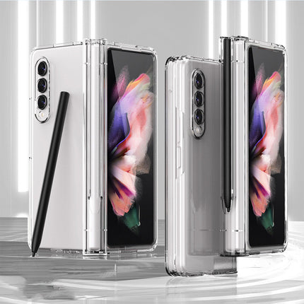 Full Cover Shockproof Hybrid Case w/ Pen Holder for Z Fold 4/3