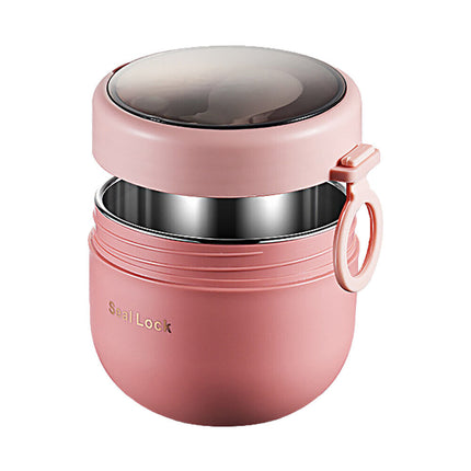 Stainless Steel 600ml Lunch Box Thermos Food Flask Insulated Soup Jar