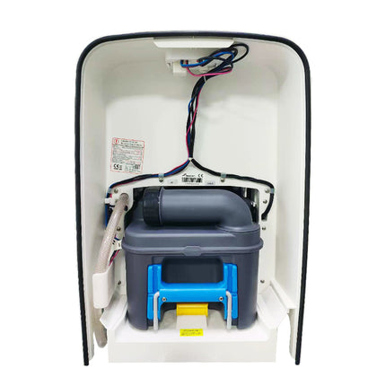 RV Caravan Toilet 3J-W5000 – Compact Hygienic Rotating Bowl, 17.2L Tank
