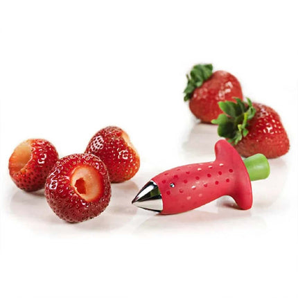 Strawberry Slicer Cutter Corer Huller Fruit Leaf Stem Remover Kitchen Gadget