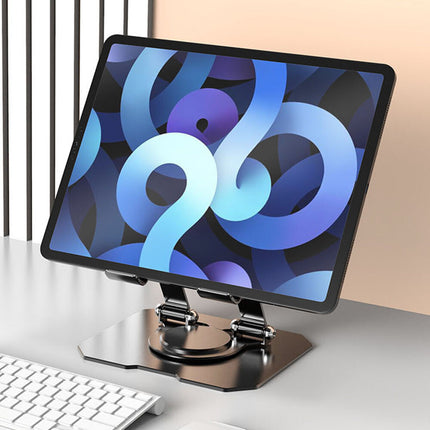 Portable Metal Swivel Tablet Stand Holder Laptop Riser for iPad/Pro/Air