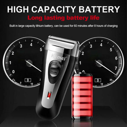 Professional Men's USB Shaver & Trimmer – Rechargeable Beard Clipper