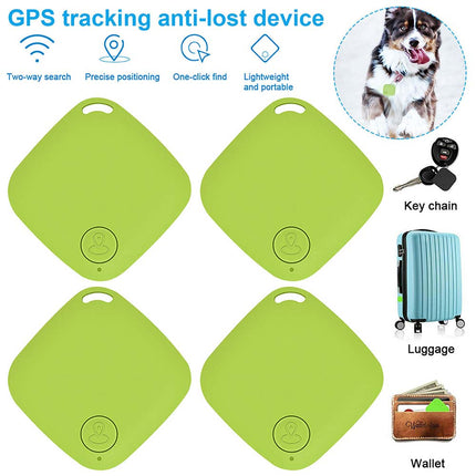 4 Pack Wireless Bluetooth GPS Tracker Anti Lost Key Wallet Pet Locator