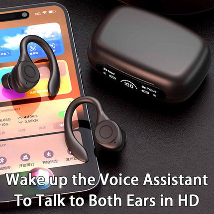 Wireless Bluetooth 5.3 Sport Earbuds Gym Headphones with Mic Sweatproof