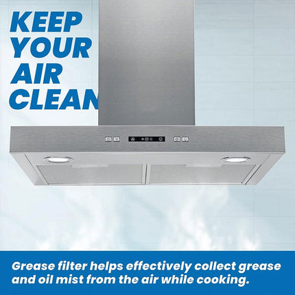 2PCS 320x260mm Cooker Hood Grease Filter Metal Mesh Kitchen Extractor Fan