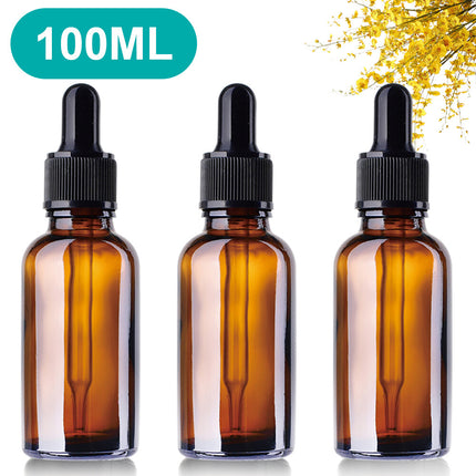 5-100ml Amber Glass Dropper Bottle, Essential Oils Reagent Eye Pipette AU