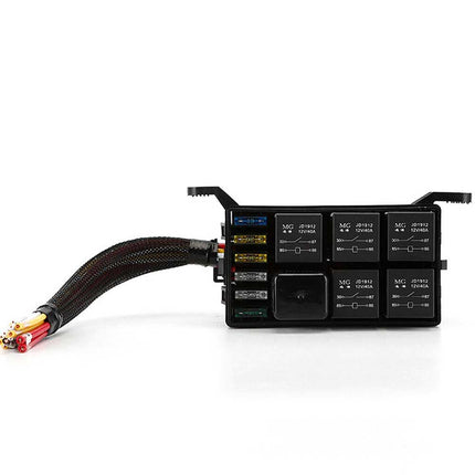 6 Way 12V Waterproof Fuse Relay Holder Box Block 40A Relays ATC Fuse