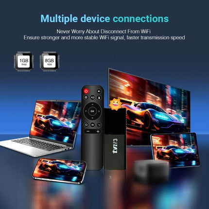 4K Smart TV Stick Android 13 ATV OS – 2.4G/5G WiFi Bluetooth Media Player