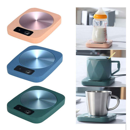 Portable 16W Electric Mug Warmer Coffee Cup Heating Coaster Home Office