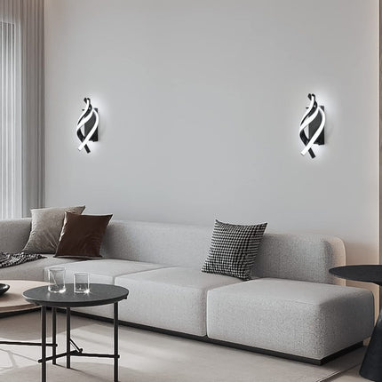 Modern 28W Indoor LED Wall Light Bedroom 3 Light Dimmable 2500LM