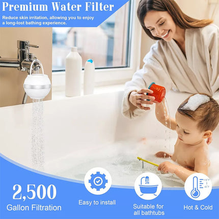 Bath Water Filter Ball 2500 Gallons Softer Healthier Skin Filtration