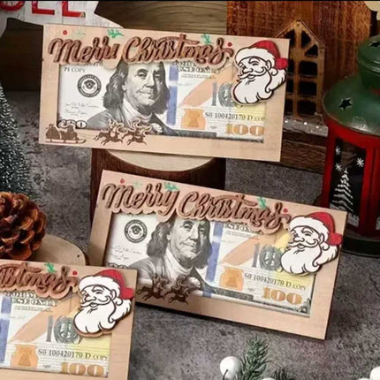2x Assorted Cute Christmas Money Gift Wallet with Envelopes Random