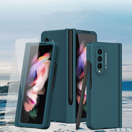 Full Cover Shockproof Hybrid Case w/ Pen Holder for Z Fold 4/3