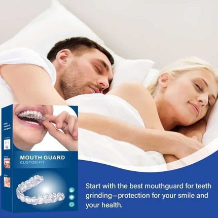 4X Bruxism Mouth Guard Teeth Clenching Stop Reusable with Storage Case