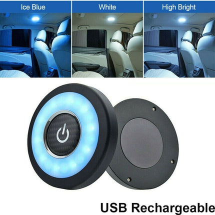 USB Rechargeable Magnetic LED Dome Light for Car Interior Reading