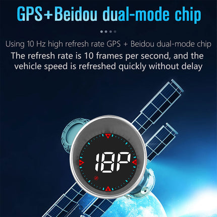 Universal G5 HUD GPS Speedometer Car Head Up Display with Speed Alarm