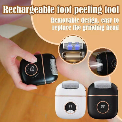 Electric Foot Callus Remover Grinder File Professional Dead Skin Tool + Tips