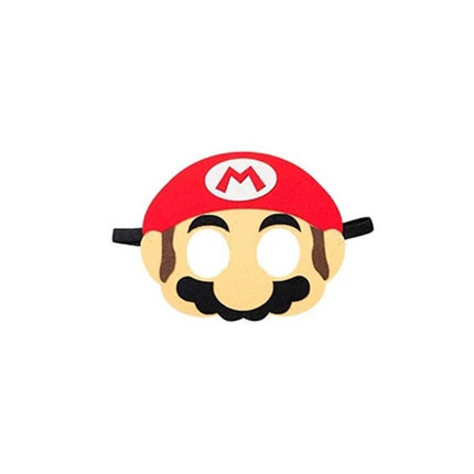 12 Pack Mario Felt Mask Set – Party Supplies, Favors, Decoration, Gift
