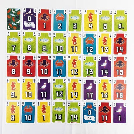 Fishing Game: Trick-Taking & Deck-Building Family Board Game English Cards