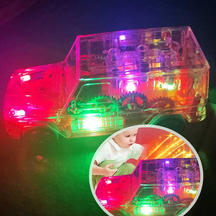 Cool Car Toy for Boys 2-8 Yrs, LED Light & Music, Xmas Gift