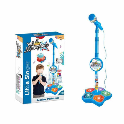 Microphone Stand Set Karaoke Toy Music Instrument Song Birthday Gift