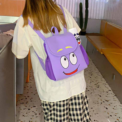 Dora the Explorer Backpack Purple Rescue Bag with Map Gift