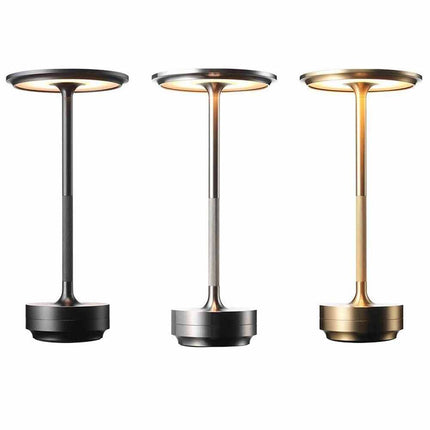 Rechargeable 3-Way LED Desk Lamp Cordless Night Light Table Bar Hotel Decor