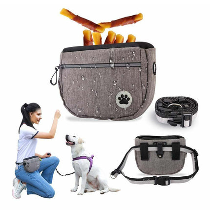 Large Capacity Dog Training Pouch, Waist Bag for Treats & Snacks