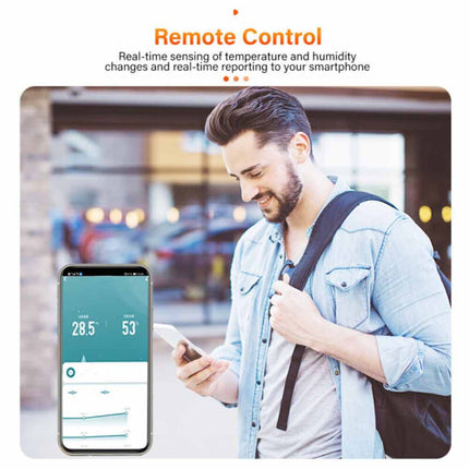 Smart Temperature Humidity Sensor Tuya WiFi Zigbee Thermometer Hygrometer
